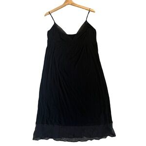 Twelfth street by Cynthia Vincent Black Lace Trim Dress